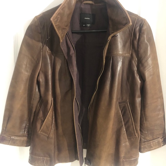 Identity leather jacket - Picture 2 of 2